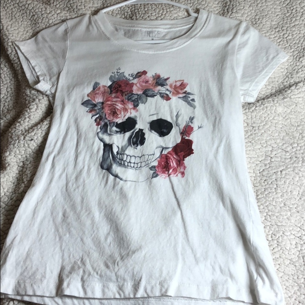 Flower Skull Top M
